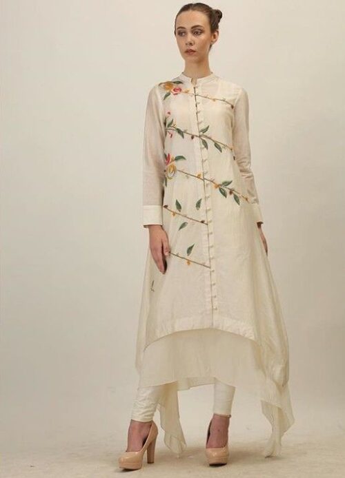 Serenity Bloom Kurta with Churidar