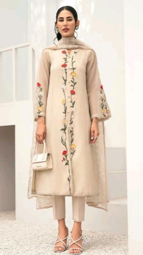 Petal Whisper Handwork Kurta with Pants
