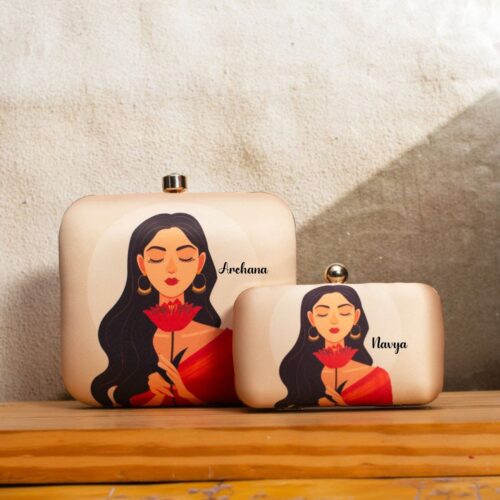 Cheerful Muse - Mom & Daughter Clutch Set