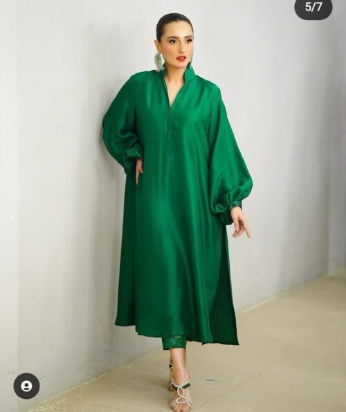 Emerald Bloom Statement Wear