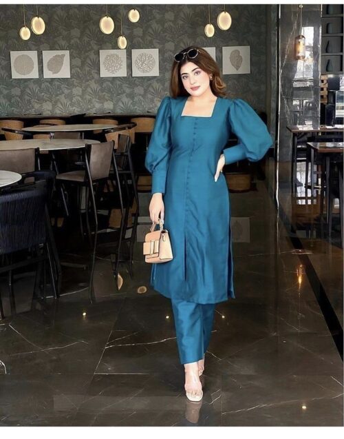 Elegant Teal Kurta Set