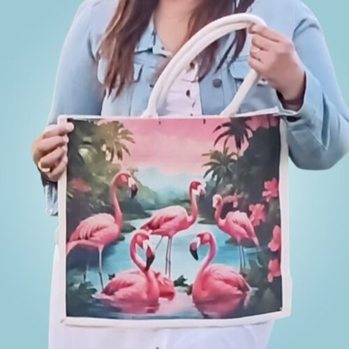 Flamingo Paradise Tote