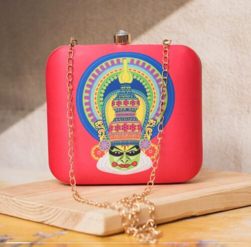 Kathakali Charm Clutch