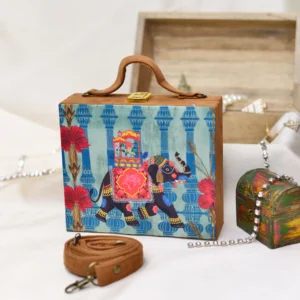 Royal Parade Suitcase Style Clutch