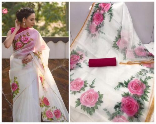 Blush Bloom Saree