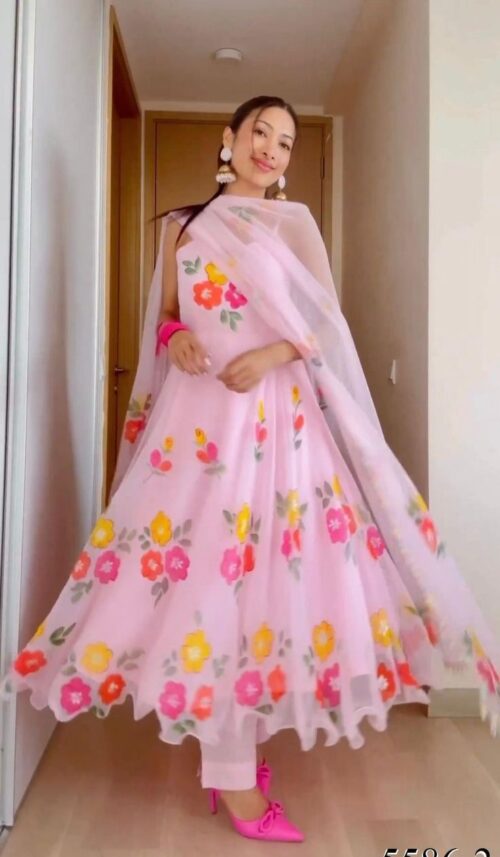 Blossom Breeze Anarkali
