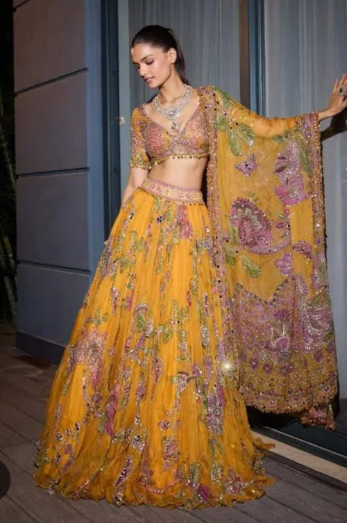 Haldi Bloom Festive Lehenga