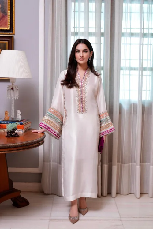 Aisha Mirrorwork Caftan
